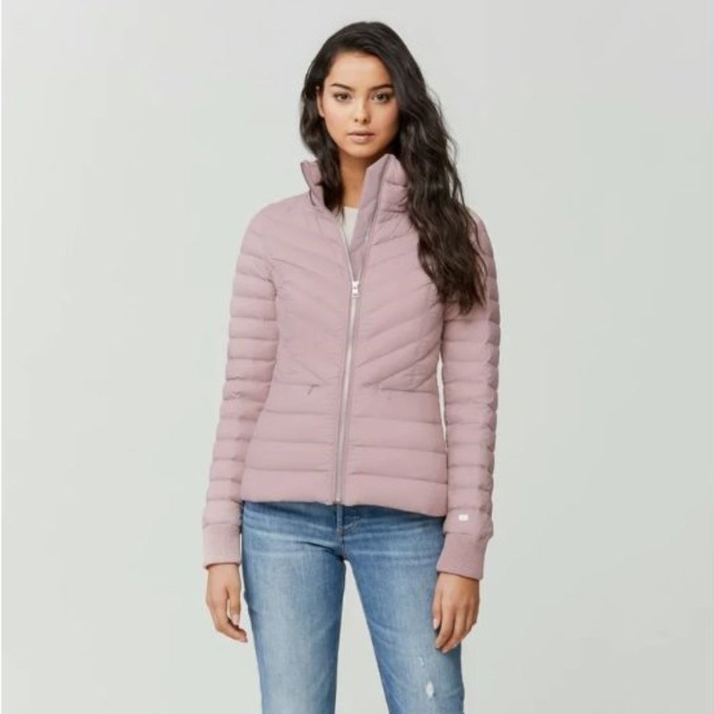 Soia & Kyo CHALEE lightweight down jacket with removable hood